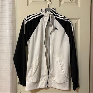 Adidas Black & White Track Jacket